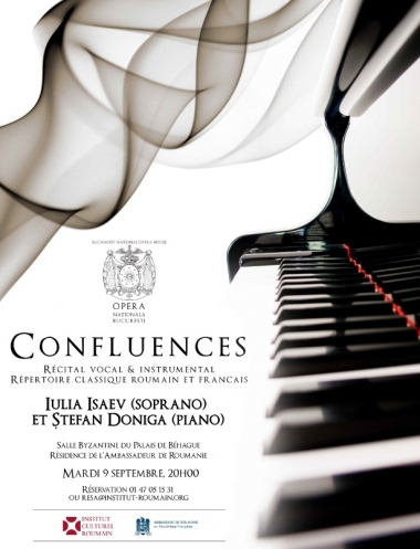 CONCERT | Confluente, Recital vocal &amp; instrumental - 9 Septembrie 2014